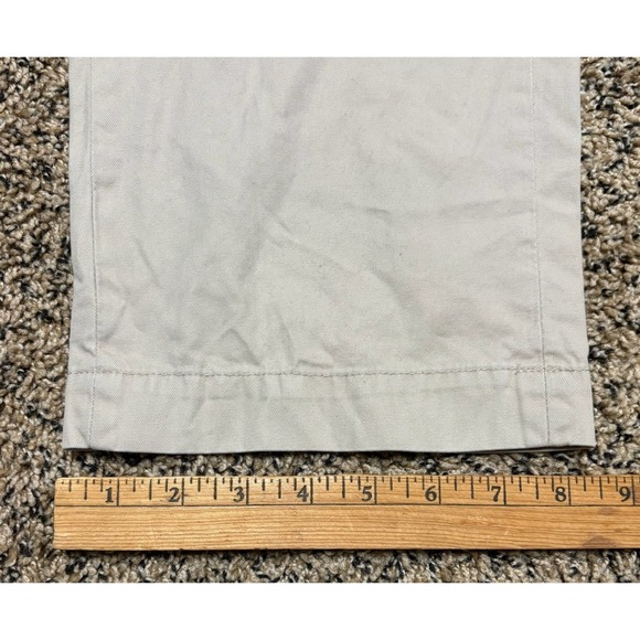 Banana Republic Emerson Chino Pants Khaki Mens 35x29 Cotton Flat Front - Picture 7 of 7